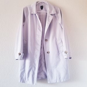 GAP lilac trench coat size M